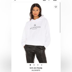 Women’s white hoodie